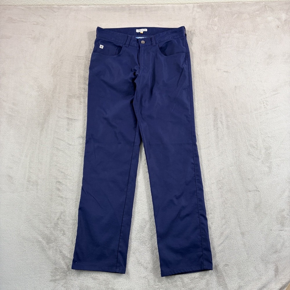 Peter‎ Millar eb66 Classic Fit Performance Chinos Pants in Blue Men 30x30